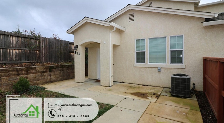 573 Mission De Oro -   End Unit with a fenced front yard. 