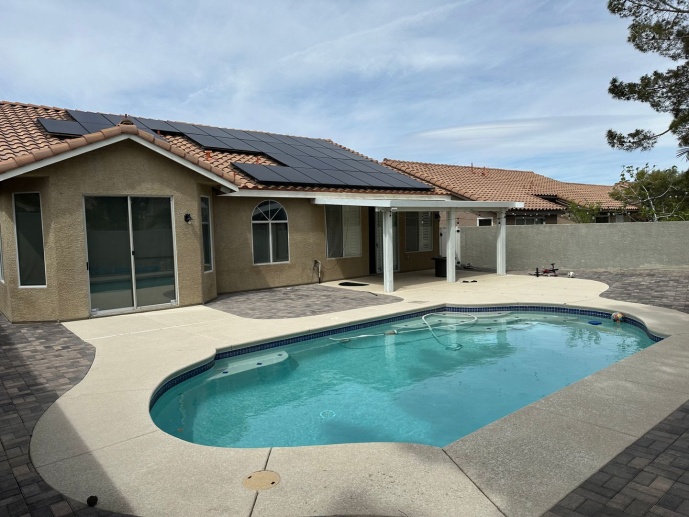 Green Vally Ranch!!! Pool!!  Solar Panels!! 4 Bedrooms!!! Single Story!! EV Charger in Garage!!