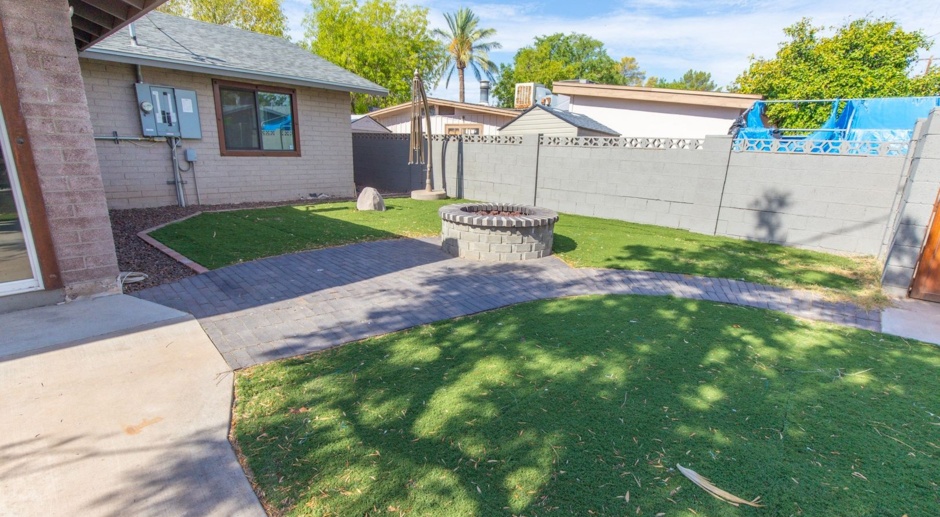 UNIQUE, COMPLETELY REMODELED 3 BEDROOM/3 BATH HOME + CASITA IN TEMPE WITH AMAZING BACKYARD!