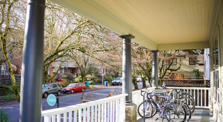 Updated NW Portland Studio: Bright & Sunny with High Ceilings + Gas Stove 