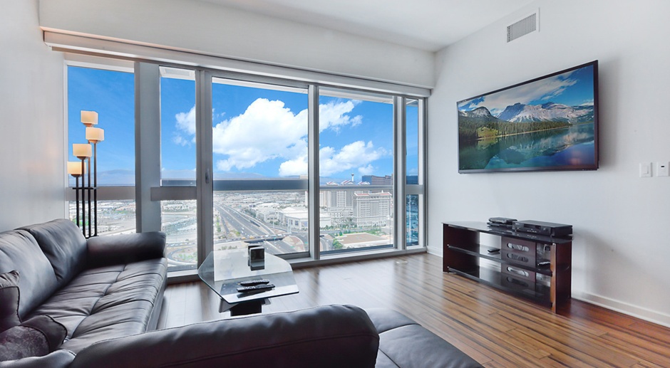 The Martin 3904-Stunning North Strip/City/Mtn Views from this FULLY FURNISHED 2bd