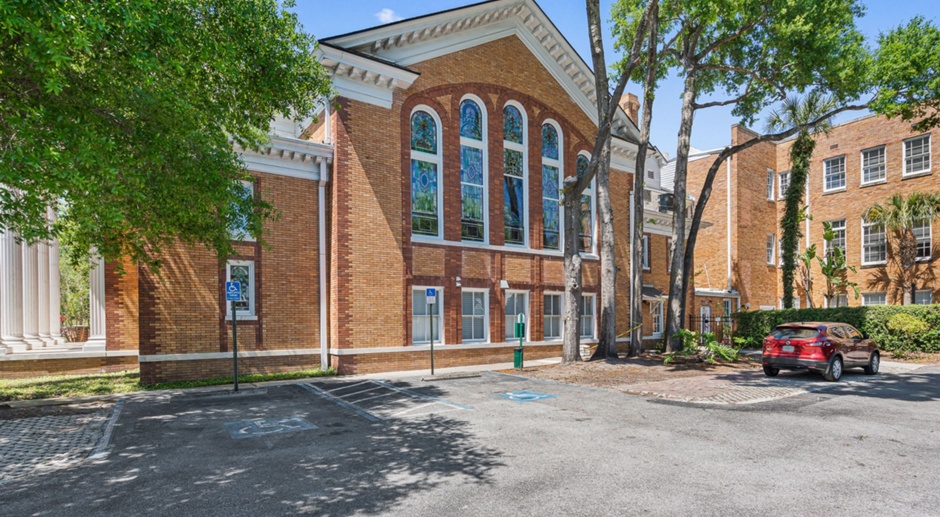 Renovated Open Loft Apartment in Historic Church Offering One Month of Free Rent!