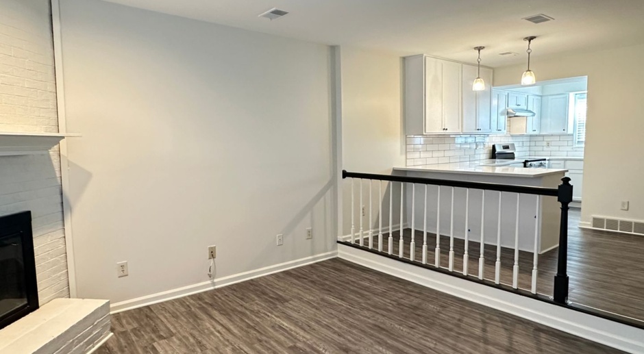 NEWLY RENOVATED 2 BR Townhome! Privacy Fenced Backyard, W/D Hookups, Patio