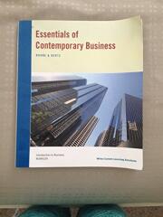 Essentials of Contemporary Business