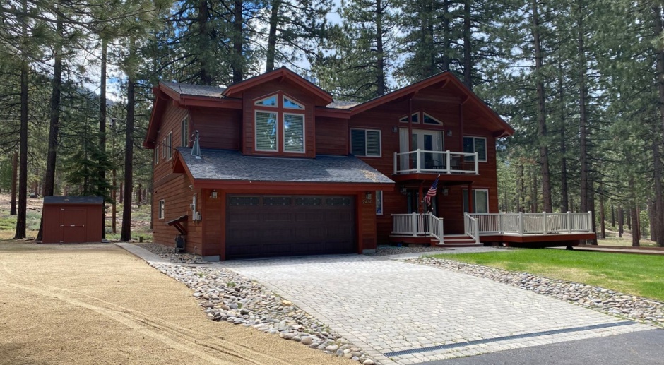 Large newly renovated home backs to the forest