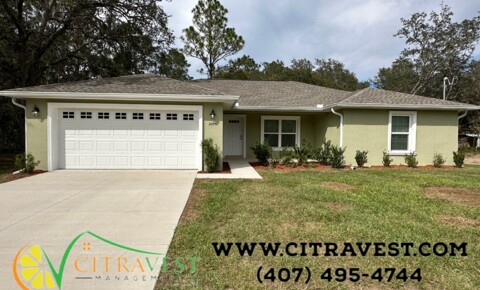 Houses Near Withlacoochee Technical Institute 4 Bedroom, 2 Bath - 2021 Build in Citrus Springs! for Withlacoochee Technical Institute Students in Inverness, FL