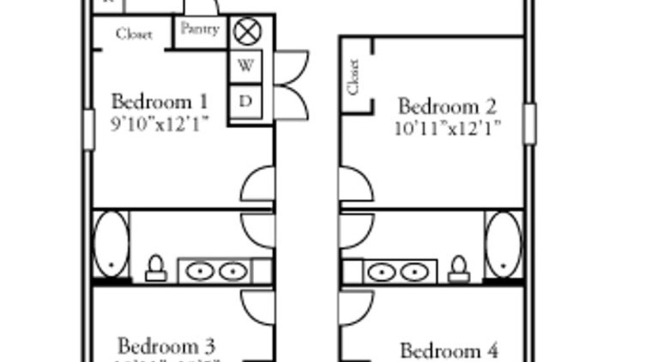 4 bedroom duplex-great location!