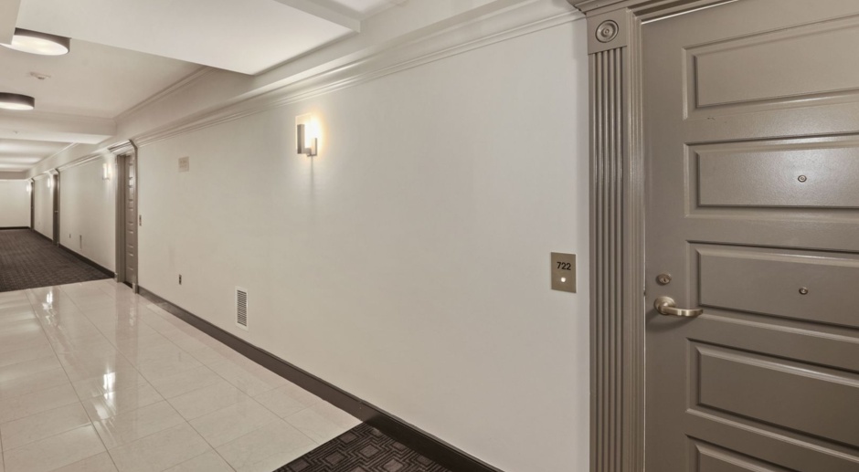Professionally Managed, Spacious 1 Bedroom Condo in the Clara Barton Building! 