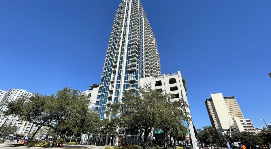Downtown1BR/1BA condo located on 19th floor in Skypoint.