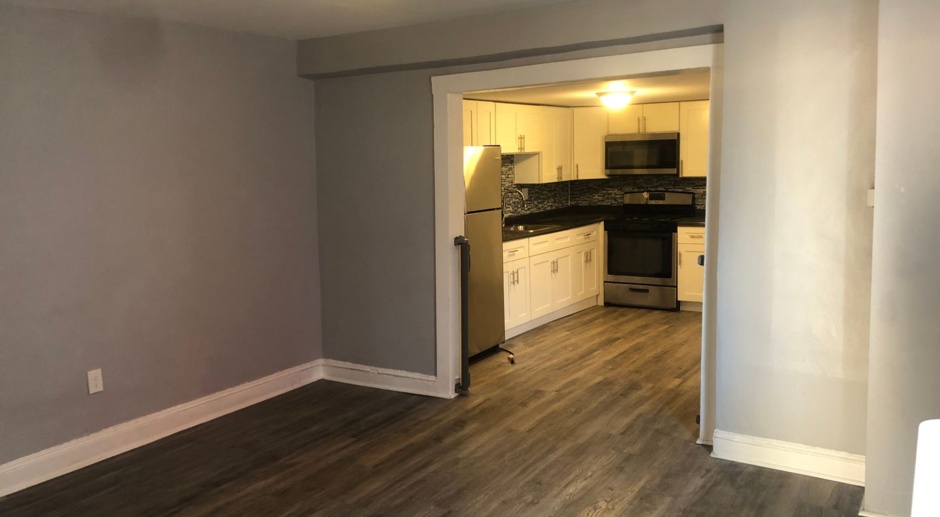 Recently Renovated 3BD/1BA West Oak Lane Apartment Available NOW!