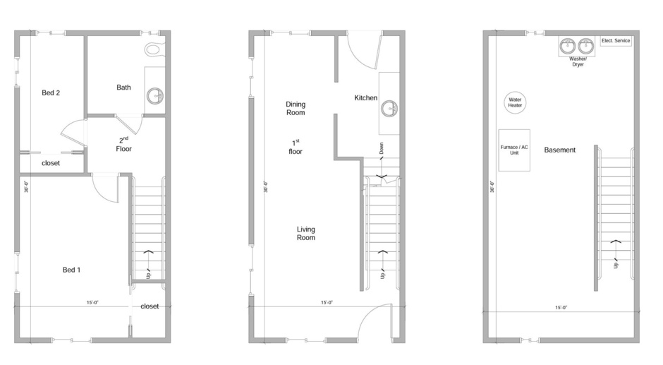 Covington Terrace - Spacious 2 Bedroom Townhomes - Palmer Park - Full Basement - Laundry Hookups
