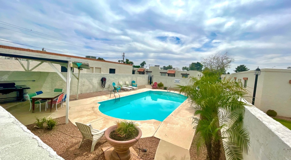Beautifully updated 2 bed 1 bath townhouse in ideal Scottsdale location! 