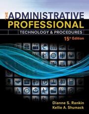 The Administrative Professional: Technology & Procedures